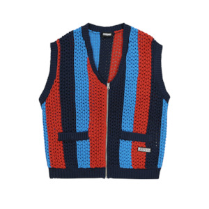 Hombre Cardigan Vest - Multi