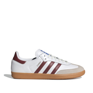 Footwear: Samba OG - White Collegiate Burgundy