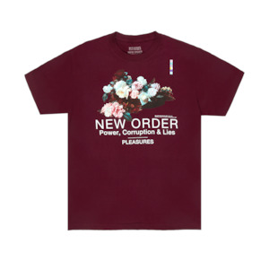 Footwear: Power T-Shirt - Burgundy