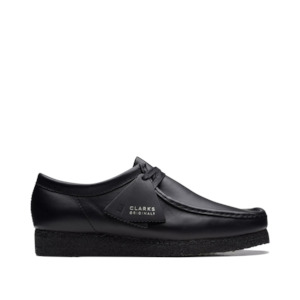 Footwear: Wallabee Leather - Black