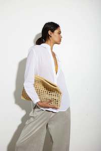 Its The Little Things:  Raffia Clutch