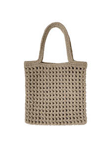 Clothing: MAXI BEACH TOTE COCONUT TAUPE