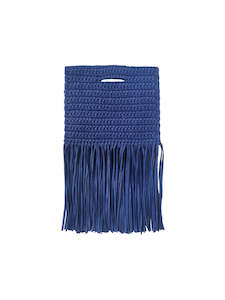 Clothing: MARIA CLUTCH OCEAN BLUE