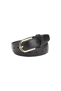 BOYFRIEND BELT BLACK/GOLD