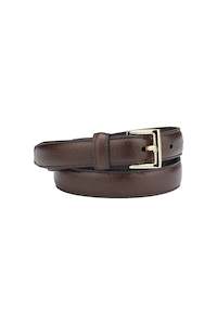 BELT CLASSIC HANDMADE BROWN/GOLD