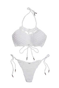 Bikini Set Carao Pasiflora - White