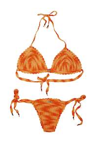 Clothing: BIKINI SET REILEY - ORANGE YELLOW