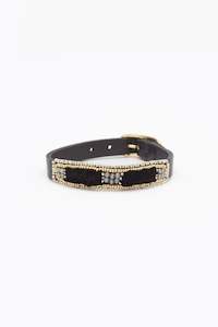 ISHI BRACELET HORIZONTAL LEATHER STRAP