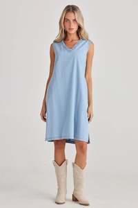 Talisman - Vera Denim Dress (Light Denim)