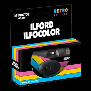 Ilford Ilfocolor Rapid Retro One Time Use Camera Vision Photos