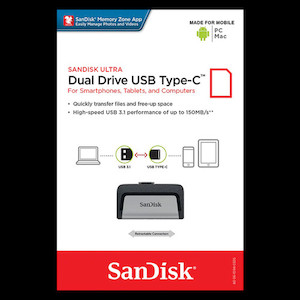 SanDisk Ultra Dual USB 3.1/USB-C Flash Drive Vision Photos