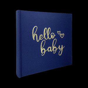 Photographic film processing: Hello Baby Slip-In Photo Album Vision Photos