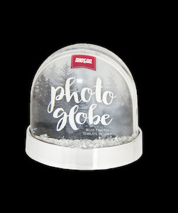 SHOT2GO Photo Snow Globe – Silver/Rose/Wooden Vision Photos