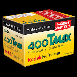 Photographic film processing: Kodak TMax 400 35mm Vision Photos