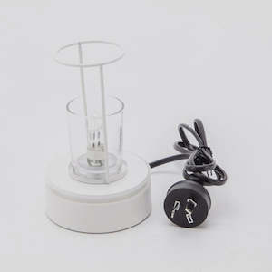 Clothing: Scent Chips | Touch Lamp Base - White