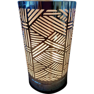 Clothing: Geometric Silver Touch lamp