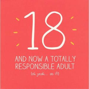 CARD - 18 RESPONSIBLE ADULT