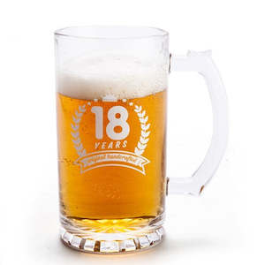 Beer Stein Glass - 18