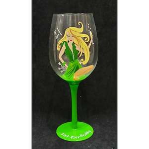 LADY WINE GLASS 21