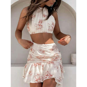 Clothing: Lil Romeo 2 Piece Set | Cream Floral