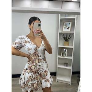 Rori Dress - White Floral