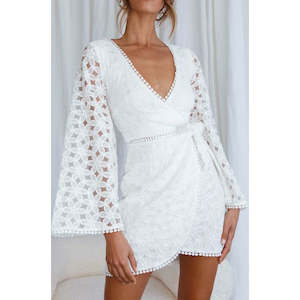 Sky High Dress | White