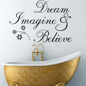 Dream, Imagine, Believe Wall Decal