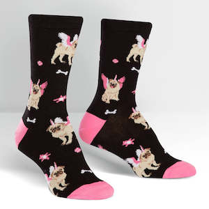 Female Crew Socks - Pugasus