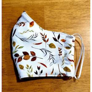 Clothing: Face Masks  100% Cotton - Autumn Floral