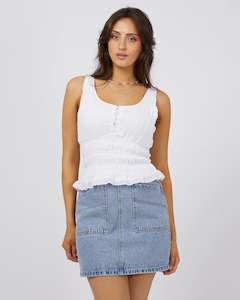 Maude Top / White | All About Eve