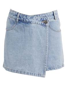 Chloe Skort / Blue Denim | Eve Girl