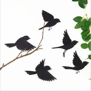 Sparrows in flight (5) | Wall Art