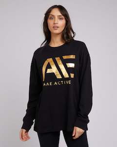 Base Long Sleeve Tee- Black | All About Eve