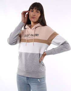 Overlay Panelled Hoodie - Candy | Silent Theory