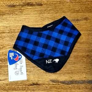 Bush Shirt Dribble Bib | Blue - NZ