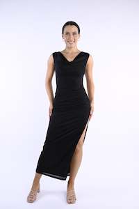 Clothing: Onyx Opulence Dress | Black Shimmer