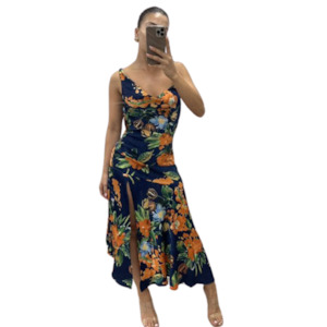 Clothing: Davia Dress | Navy