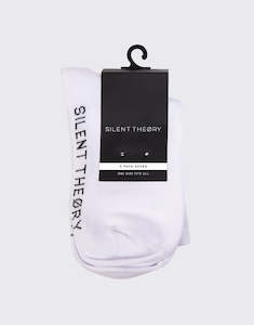 Crew Socks 3 Pack / White | Silent Theory