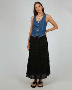 Clothing: Maude Maxi Skirt / Black | All About Eve