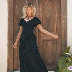 Maude Maxi Dress / Black | All About Eve