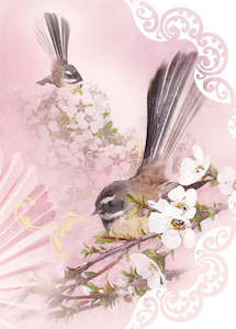 Clothing: Mini Notecard - Fantail