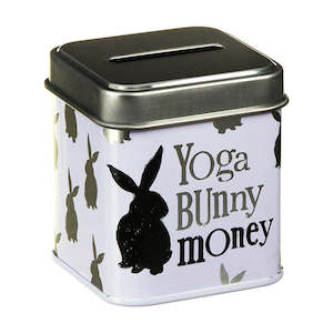 Clothing: BRIGHTSIDE - Yoga Bunny Money Tin