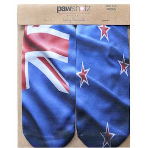 PAWSHOTZ SOCKS FLAG