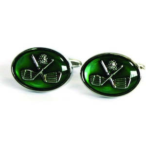 CUFFLINK GREEN GOLF CLUBS