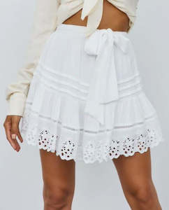 Molly Skirt | White