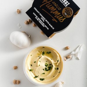 Food manufacturing: Garlic Hummus