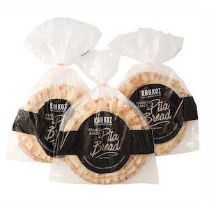 Food manufacturing: THREE PACKS - Freshly Baked Pita Bread