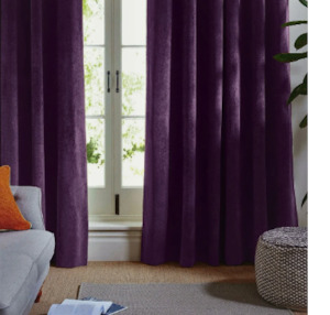 Louisiana Dark Purple Curtains