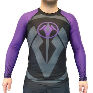 Mavya Legend Series Ranked Rash Guard - Purple