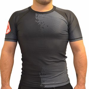 Rash Guard Short Sleeves - Black